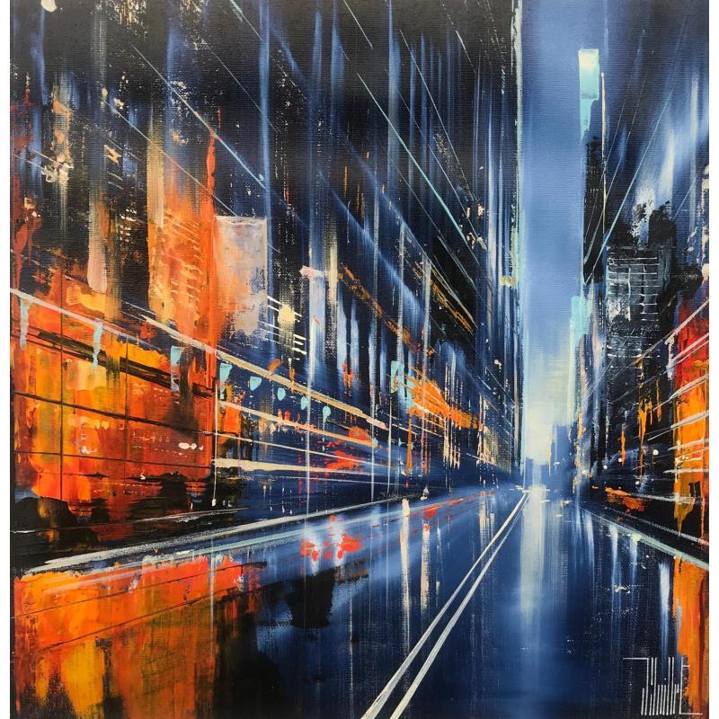 Painting passion by Guillet Jerome | Painting Figurative Urban Oil Acrylic