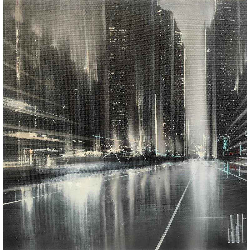 Painting loud and clear by Guillet Jerome | Painting Figurative Urban Oil Acrylic