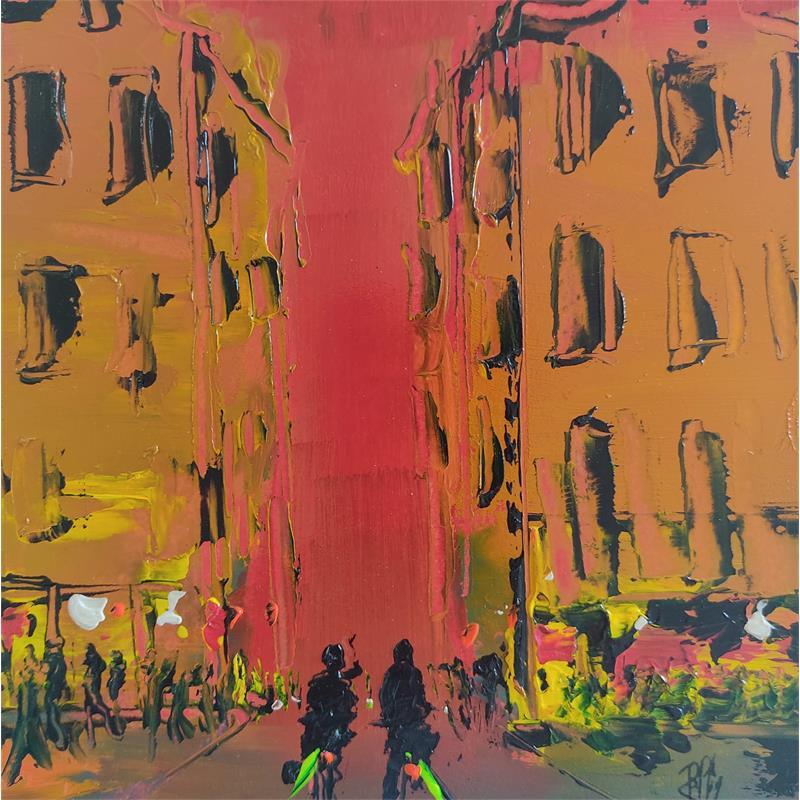 Painting passion by Raffin Christian | Painting Figurative Life style Oil Acrylic