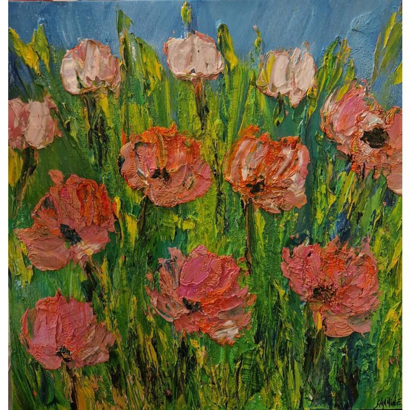 Pintura Harmonie por Shahine | Pintura Figurativo Paisajes Aceite