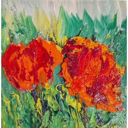 Gemälde Two von Shahine | Gemälde Figurativ Öl Landschaften