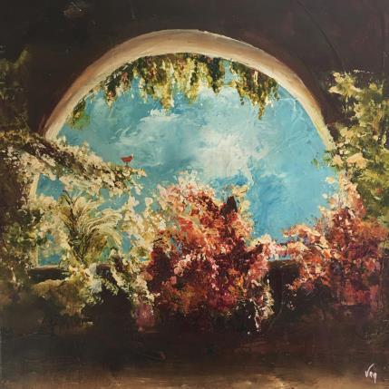 Painting Voeux pieux by Vinnie | Painting Figurative Oil Life style