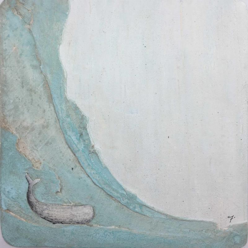 Peinture Respirare par Roma Gaia | Tableau Abstrait Minimaliste