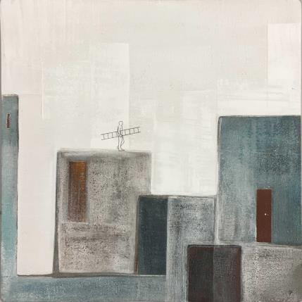 Peinture Old school romance par Roma Gaia | Tableau Abstrait Minimaliste