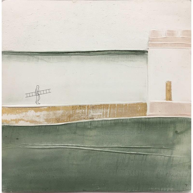 Peinture God save the Queen par Roma Gaia | Tableau Abstrait Minimaliste