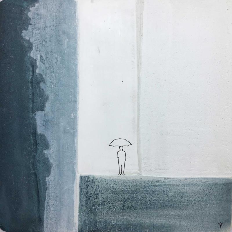 Peinture Drops of Jupiter par Roma Gaia | Tableau Abstrait Minimaliste