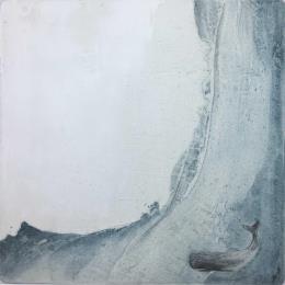 Peinture Tempo al tempo par Roma Gaia | Tableau Abstrait Minimaliste