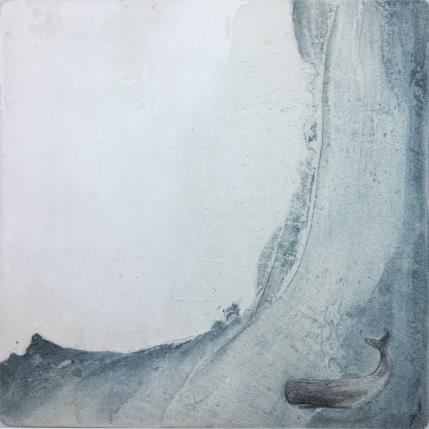 Peinture Tempo al tempo par Roma Gaia | Tableau Abstrait Minimaliste