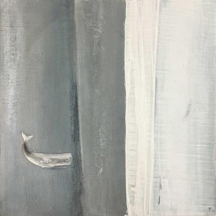 Peinture Onda che vai par Roma Gaia | Tableau Abstrait Minimaliste