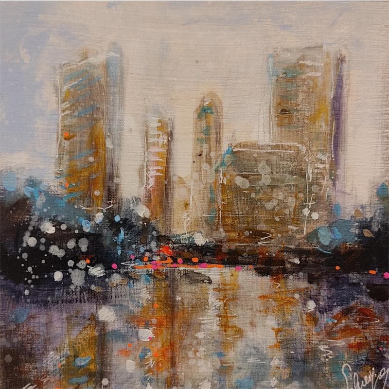 Painting NY 52 by Solveiga | Painting Figurative Urban Acrylic