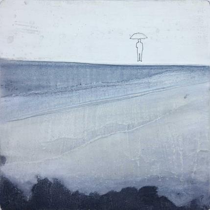 Peinture Dancing in the puddle par Roma Gaia | Tableau Abstrait Minimaliste