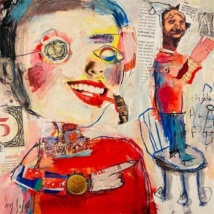 Painting Pipe á Chat by De Sousa Miguel | Painting Raw art Life style