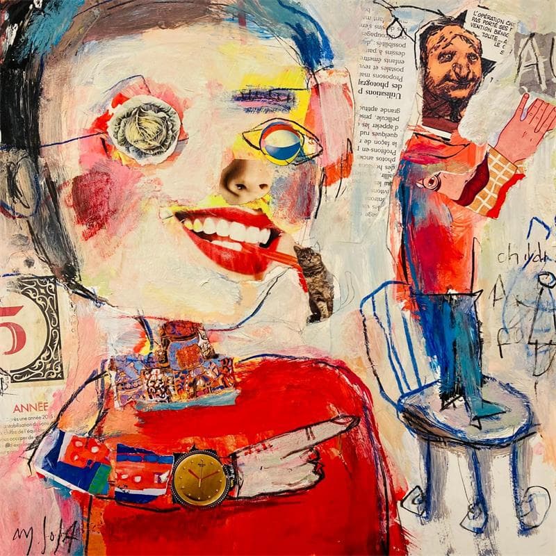 Painting Pipe á Chat by De Sousa Miguel | Painting Raw art Life style