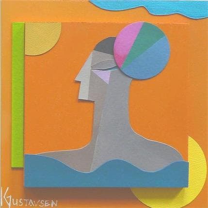 Painting Swim 2 by Gustavsen Karl | Painting Figurative Portrait