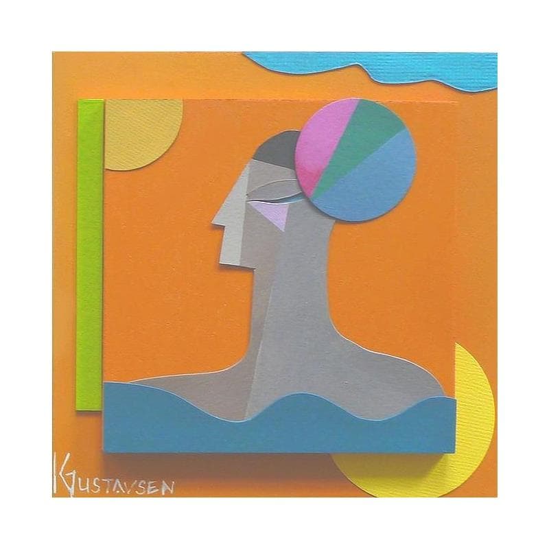 Painting Swim 2 by Gustavsen Karl | Painting Figurative Portrait