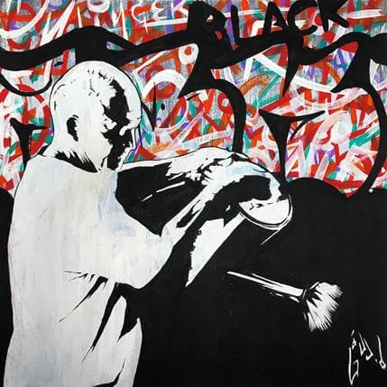 Peinture Street survivor par Di Vicino Gaudio Alessandro | Tableau Street Art Acrylique scènes de vie