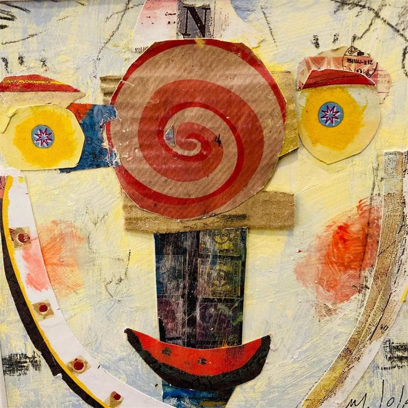 Painting La cible by De Sousa Miguel | Painting Raw art Life style