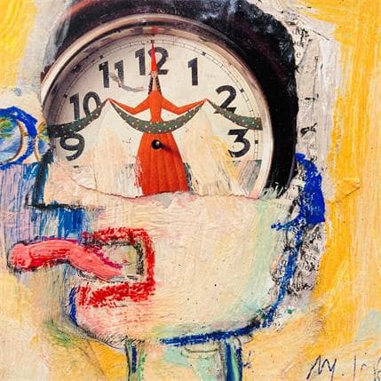 Peinture Tic tac par De Sousa Miguel | Tableau Art Singulier Scènes de vie