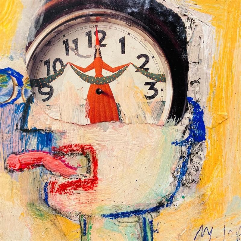 Peinture Tic tac par De Sousa Miguel | Tableau Art Singulier Scènes de vie