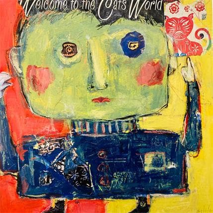 Painting Welcome by De Sousa Miguel | Painting Raw art Life style