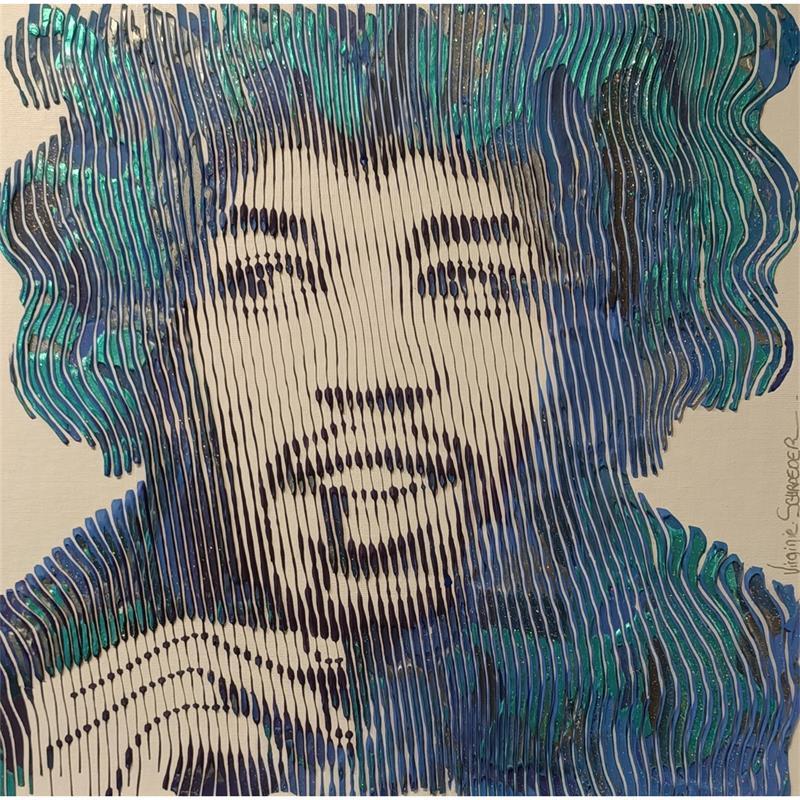 Peinture Jimi Hendrix par Schroeder Virginie | Tableau Pop-art Icones Pop Acrylique