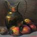 Painting Latâo dourado e mangas by Chico Souza | Painting Figurative Still-life Oil