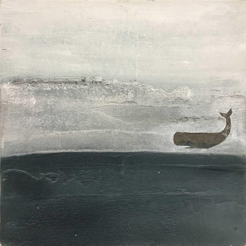 Painting Quarter past midnight by Roma Gaia | Painting Abstract Minimalist