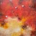 Painting Silveta roja by Jiménez Conesa Francisco | Painting Abstract Minimalist Acrylic