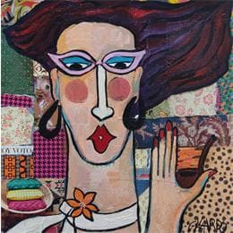 Peinture Somos Asi par Garcia Gallardo Mercedes | Tableau Art Singulier Huile scènes de vie