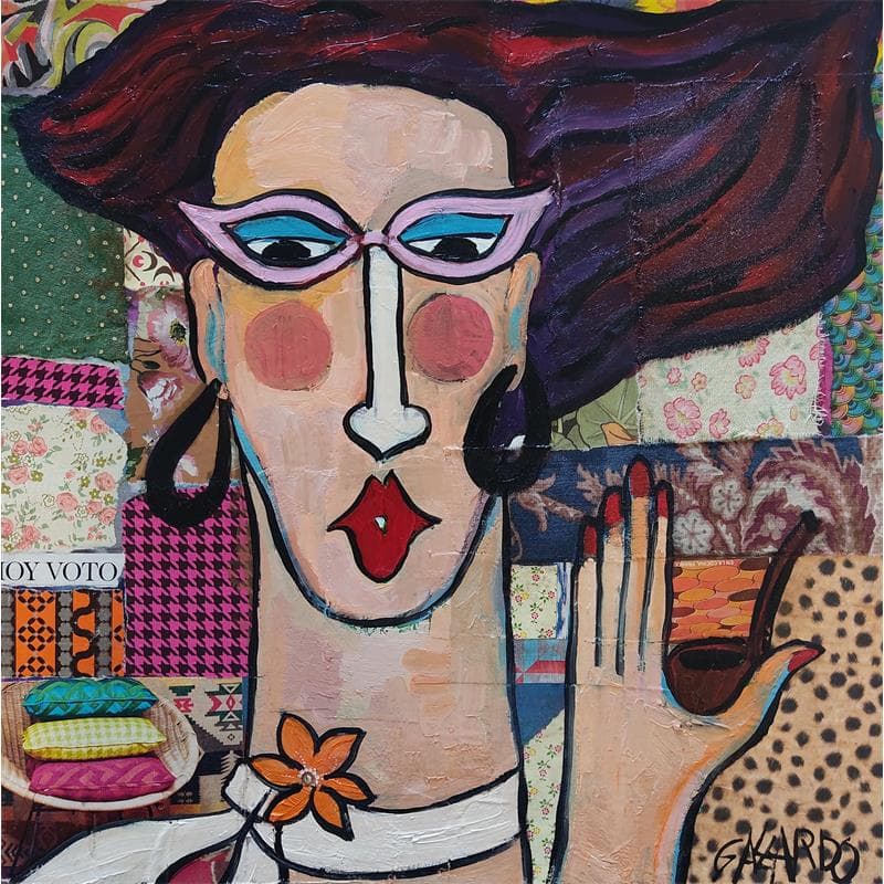 Peinture Somos Asi par Garcia Gallardo Mercedes | Tableau Art Singulier Scènes de vie Huile