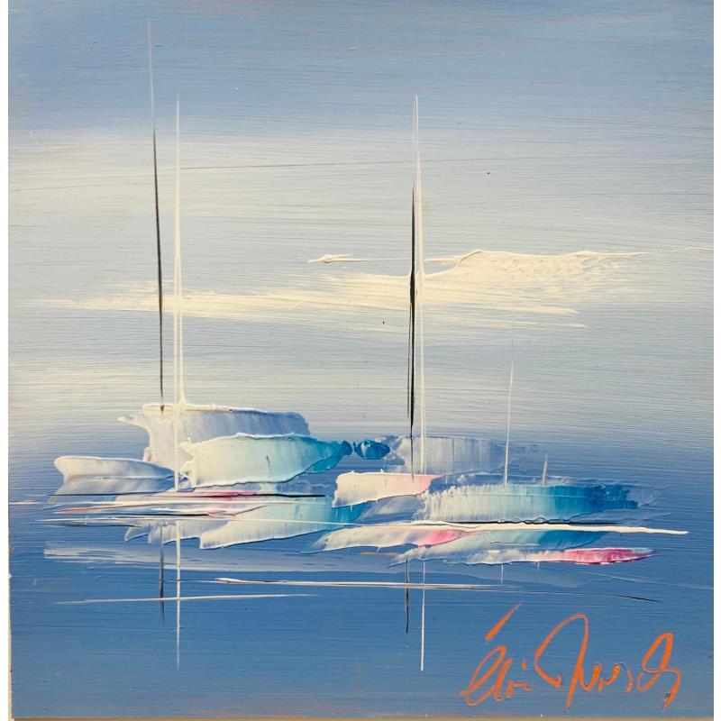 Peinture L'instant  épuré - The clean moment par Munsch Eric | Tableau Figuratif Marine Huile