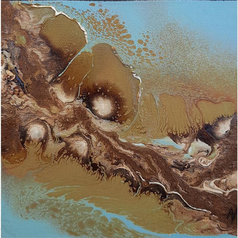 Peinture C736 par Naen | Tableau Abstrait Minimaliste Acrylique