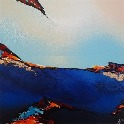 Peinture No Title 3 par Naen | Tableau Abstrait Acrylique minimaliste