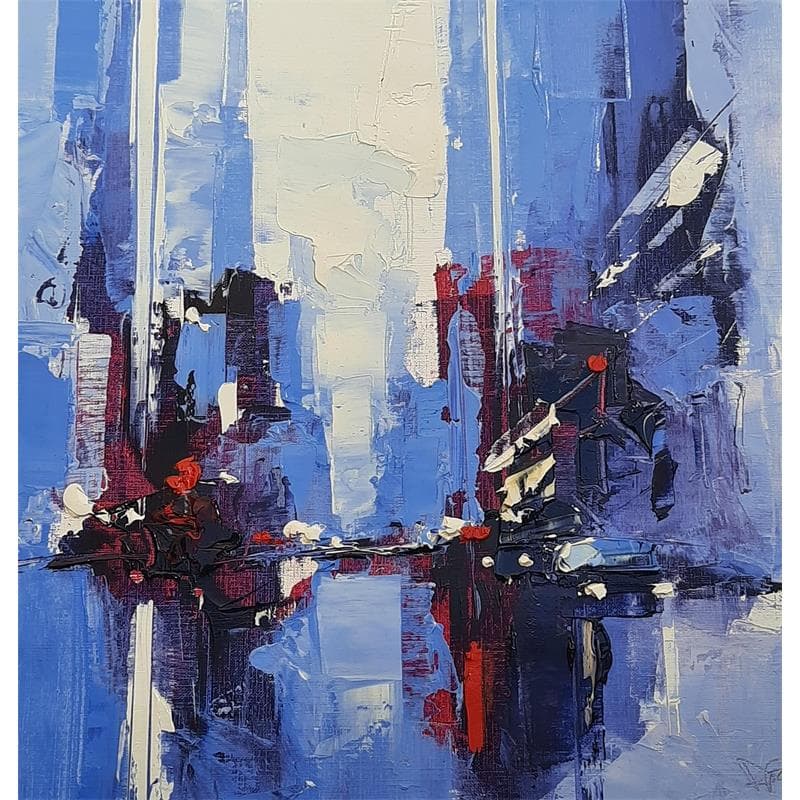 Peinture No Title 1 par Castan Daniel | Tableau Figuratif Urbain Huile