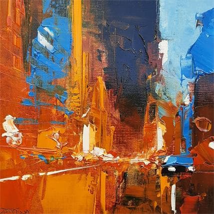 Peinture No Title 1 par Castan Daniel | Tableau Figuratif Huile Urbain