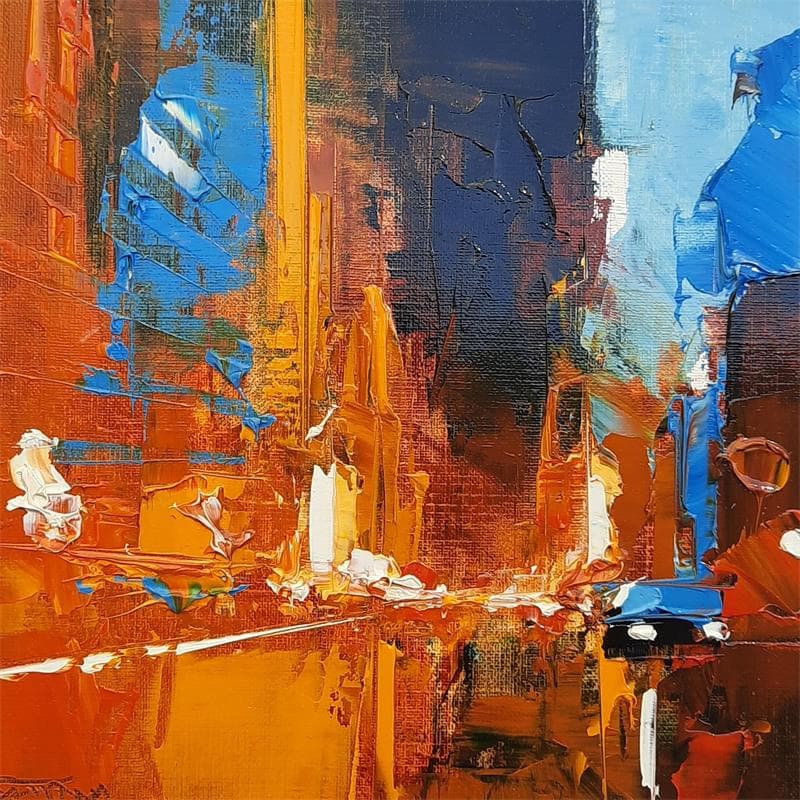 Peinture No Title 1 par Castan Daniel | Tableau Figuratif Urbain Huile