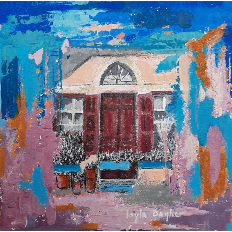 Peinture Geitawi II par Dagher Leyla | Tableau Figuratif Urbain