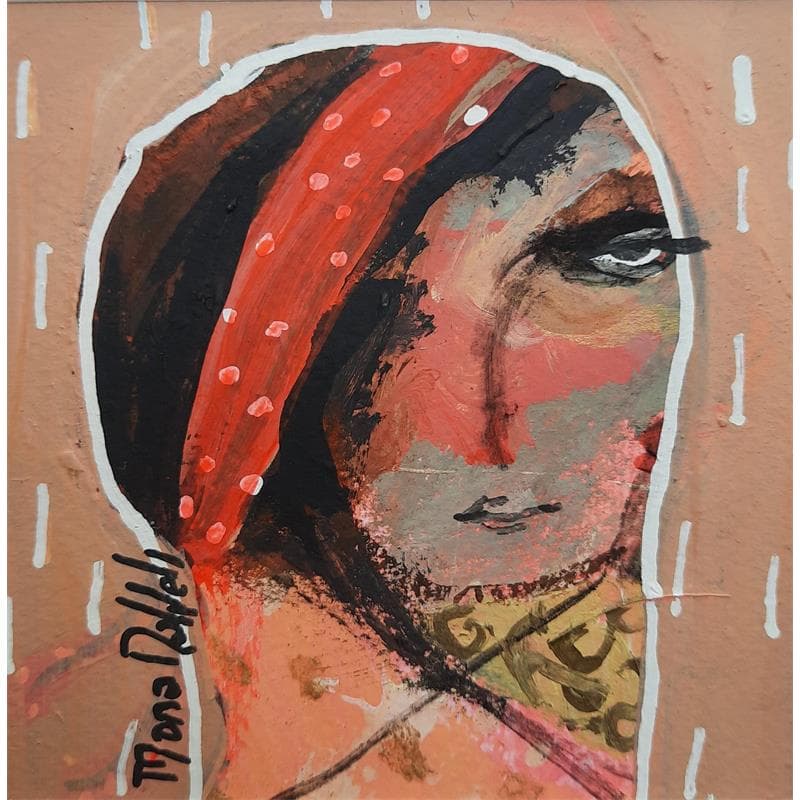 Painting No Title 11 by Nahleh Mona | Painting Figurative Portrait Acrylic