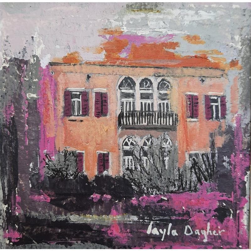 Peinture Bachoura II par Dagher Leyla | Tableau Figuratif Urbain