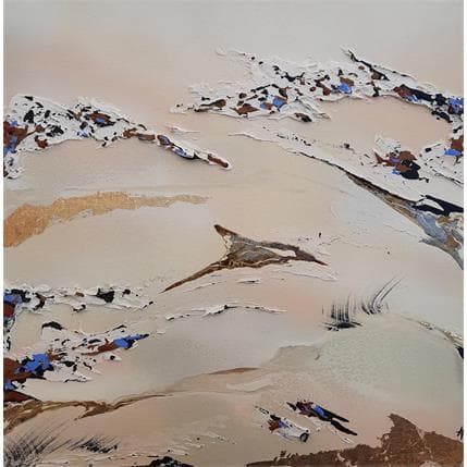 Peinture No Title 7 par Naen | Tableau Abstrait Acrylique minimaliste