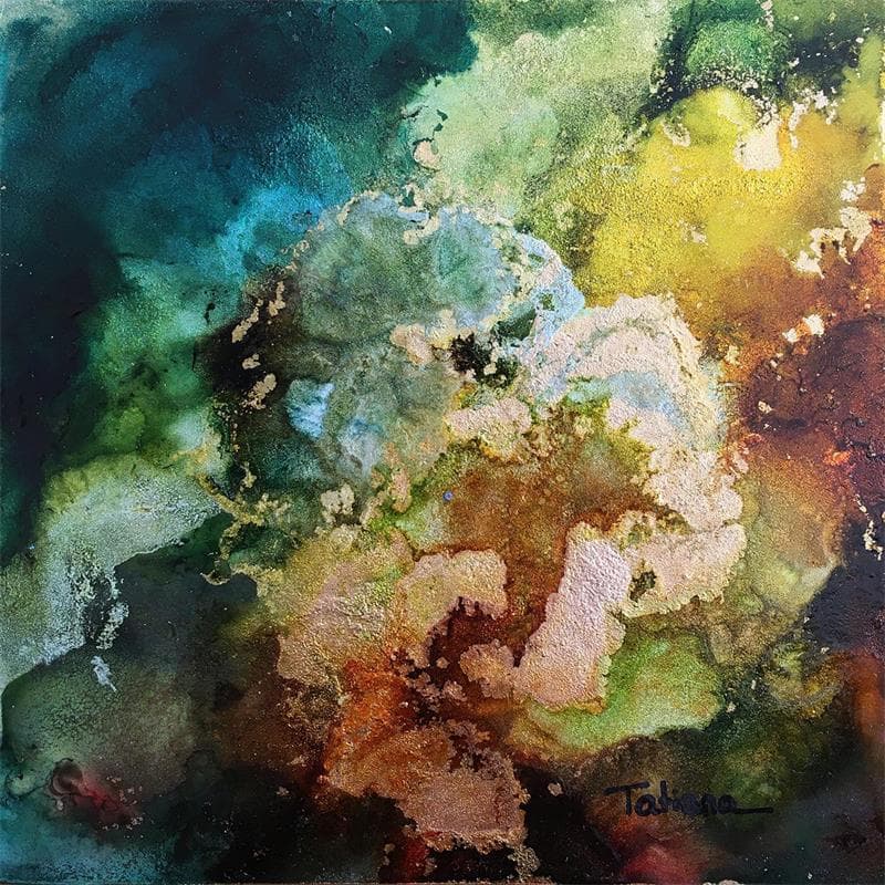 Peinture La main de la vie par Stephan Tatiana | Tableau Figuratif Minimaliste