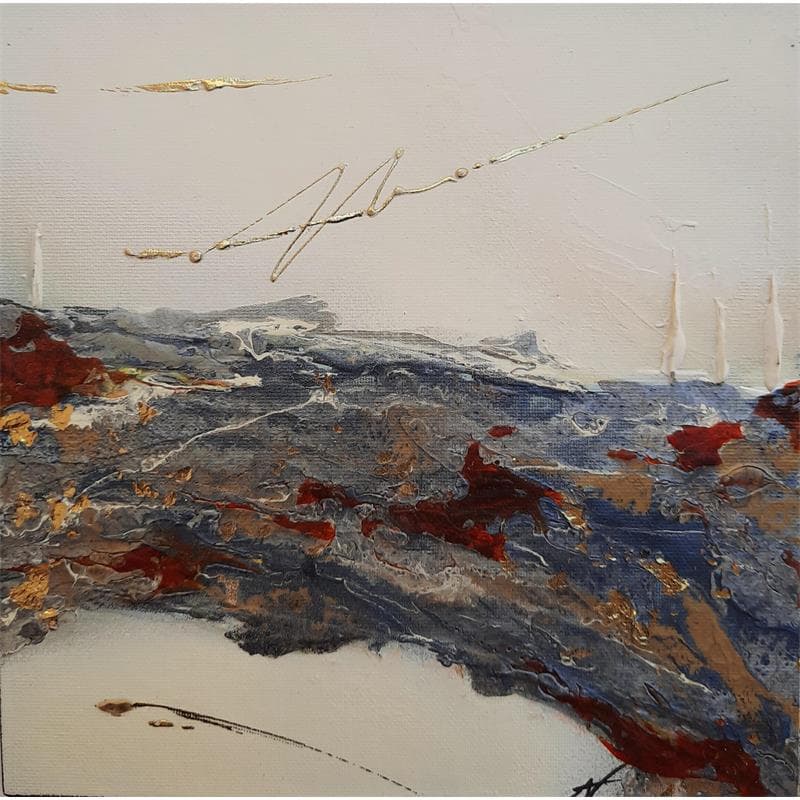 Peinture C426 par Naen | Tableau Abstrait Minimaliste Acrylique