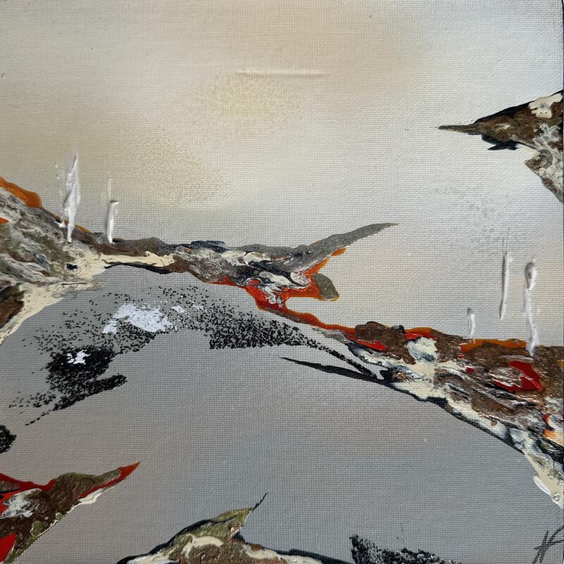 Painting No Title 4 by Naen | Painting Abstract Minimalist Acrylic