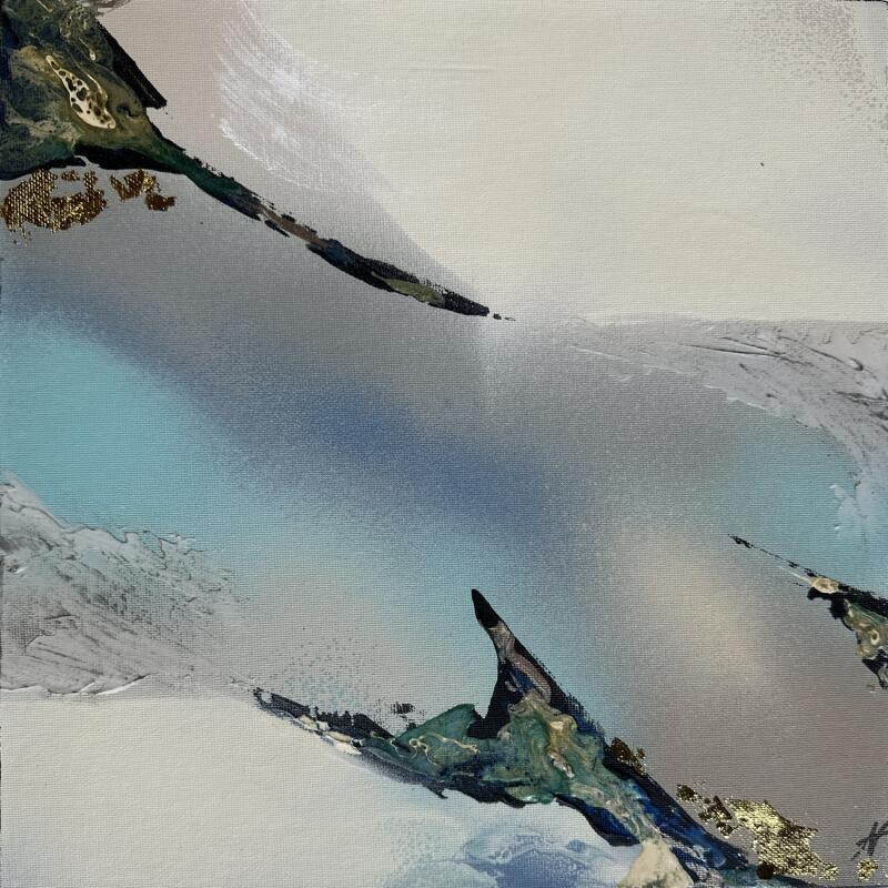 Peinture No Title 2 par Naen | Tableau Abstrait Minimaliste Acrylique