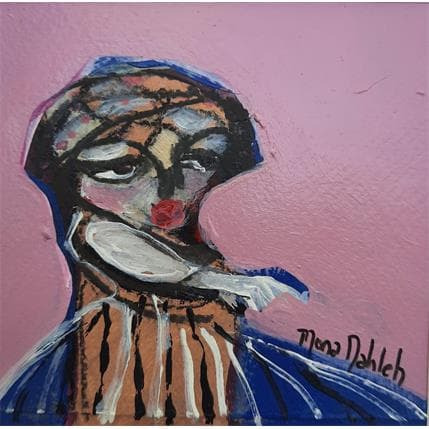 Peinture No Title 5 par Nahleh Mona | Tableau Figuratif Acrylique Portraits