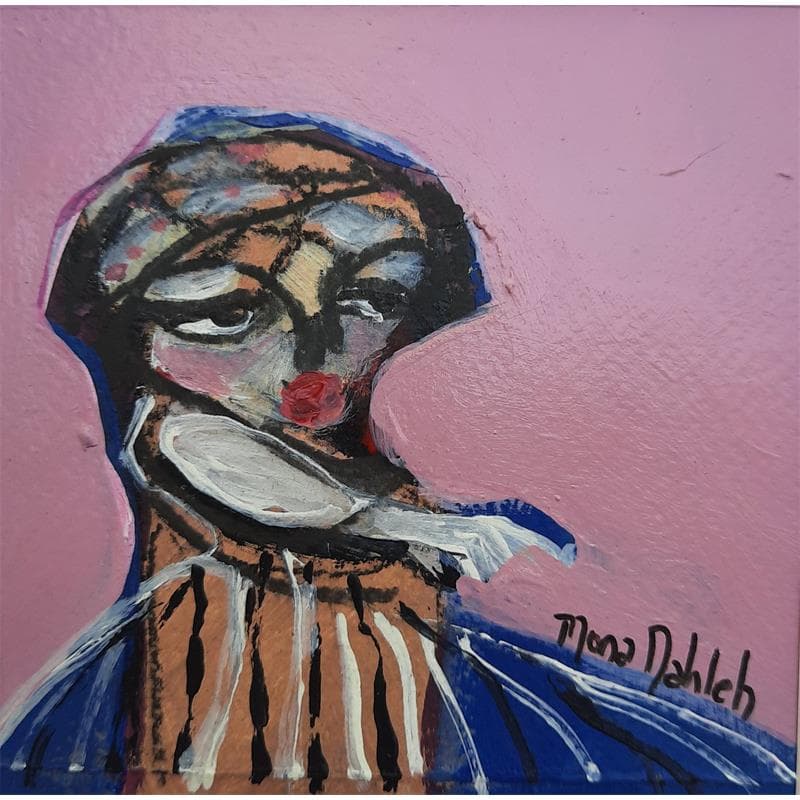 Peinture No Title 5 par Nahleh Mona | Tableau Figuratif Portraits Acrylique