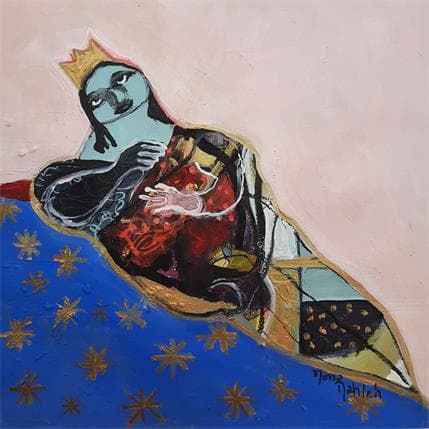 Peinture No Title 14 par Nahleh Mona | Tableau Figuratif Acrylique Portraits