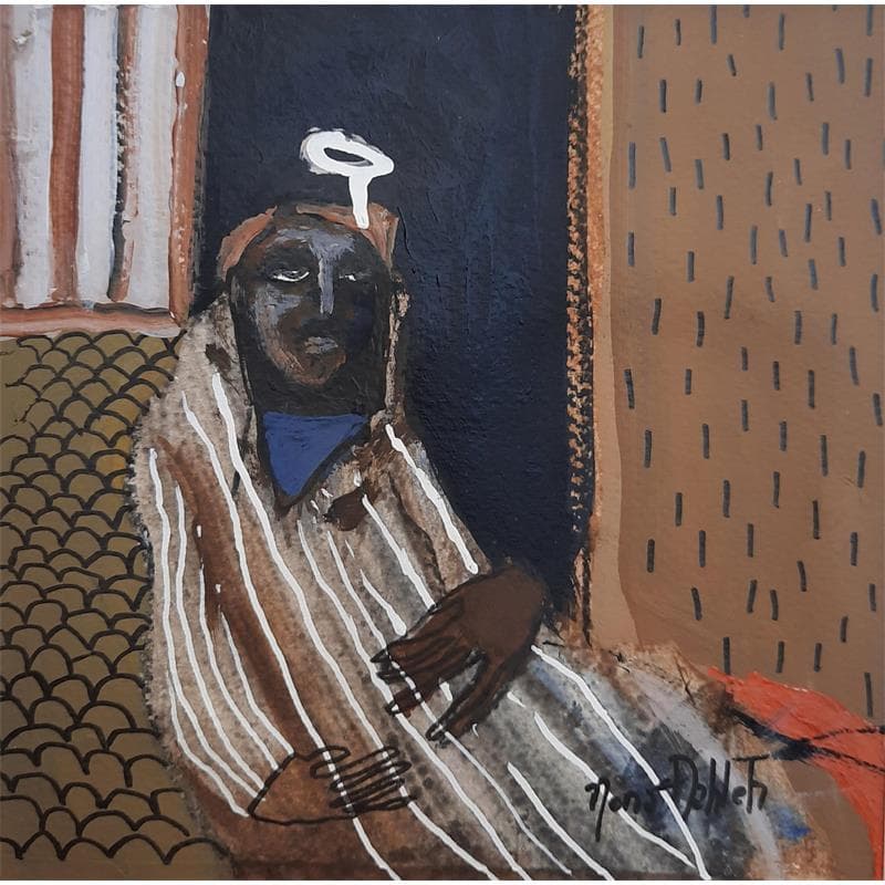 Peinture No Title 9 par Nahleh Mona | Tableau Figuratif Portraits Acrylique