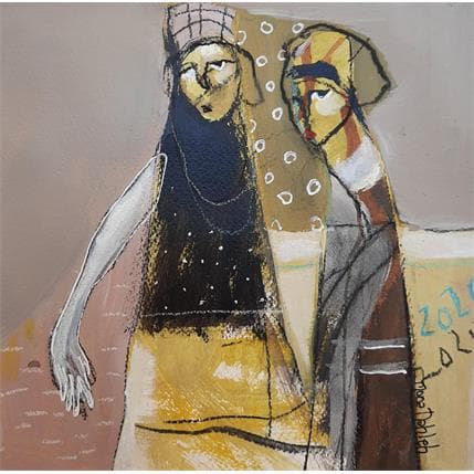 Peinture No Title 8 par Nahleh Mona | Tableau Figuratif Acrylique Portraits