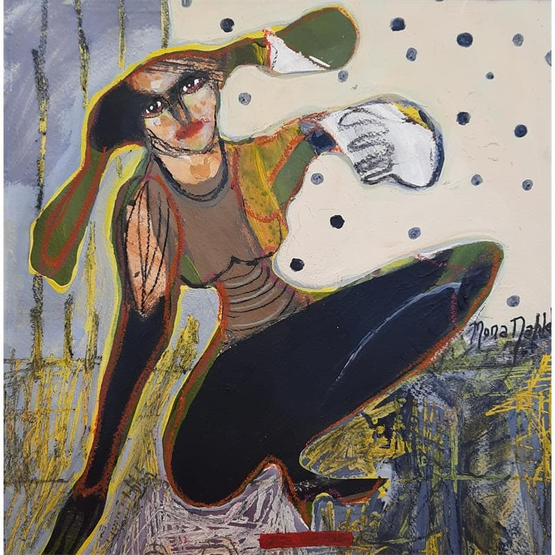 Peinture No Title 10 par Nahleh Mona | Tableau Figuratif Portraits Acrylique